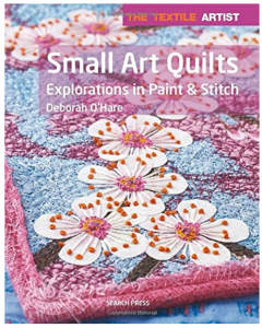 Small Art Quilt exploration in paint and stitch