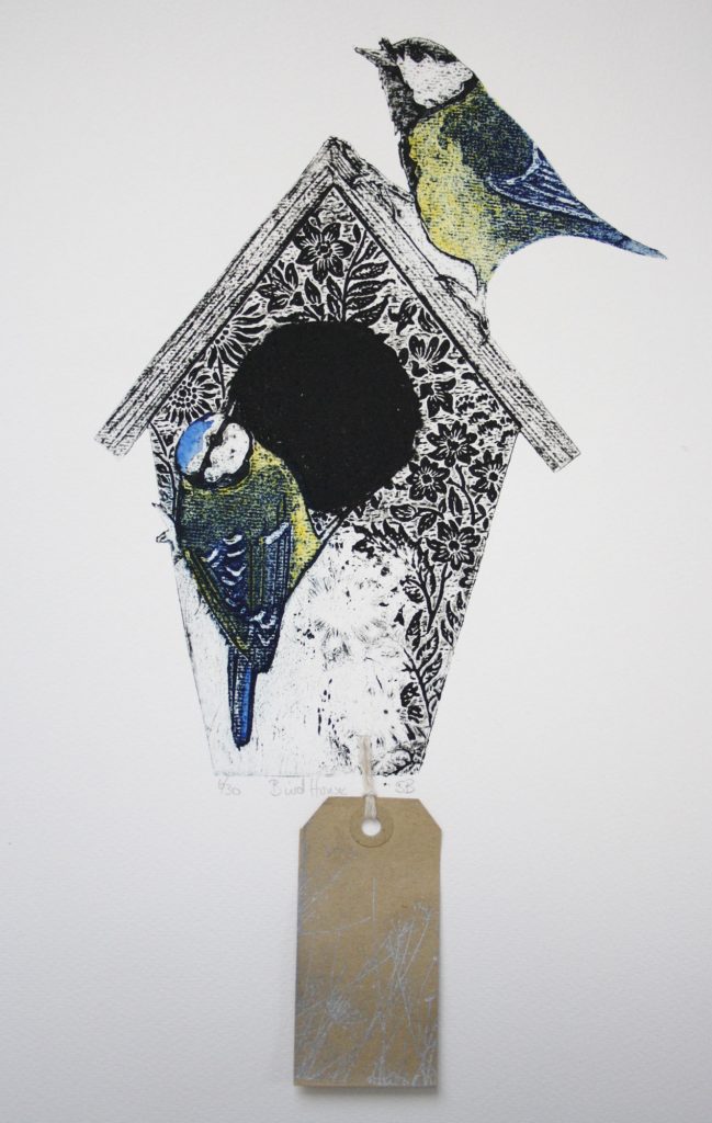 Inspired by birds and nature Sue Brown concentrates on creating prints based on the things that inspire her the most