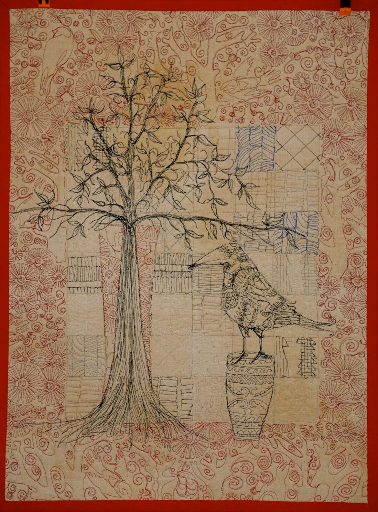 Illustrative quilt by Pam Holland