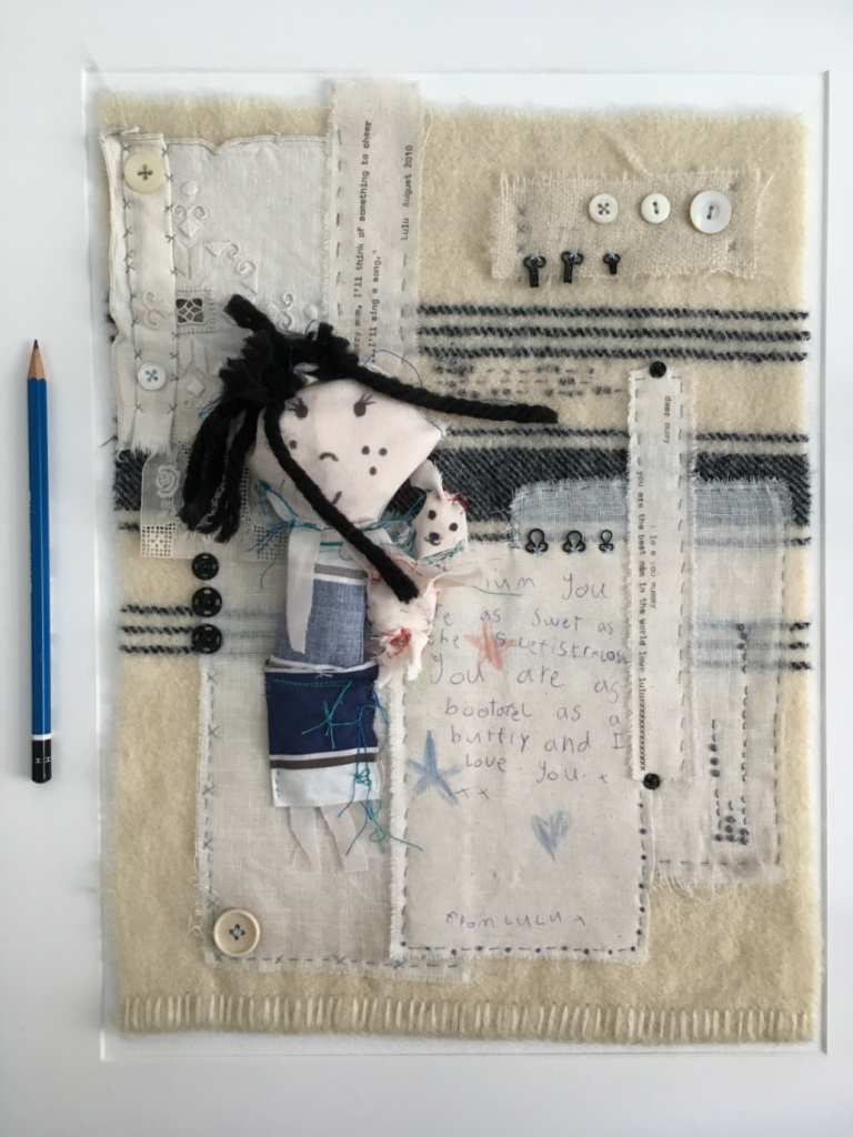 A felted creation by Morven Jones, shortlisted for the creative bursary at the School of Stitched Textiles. 