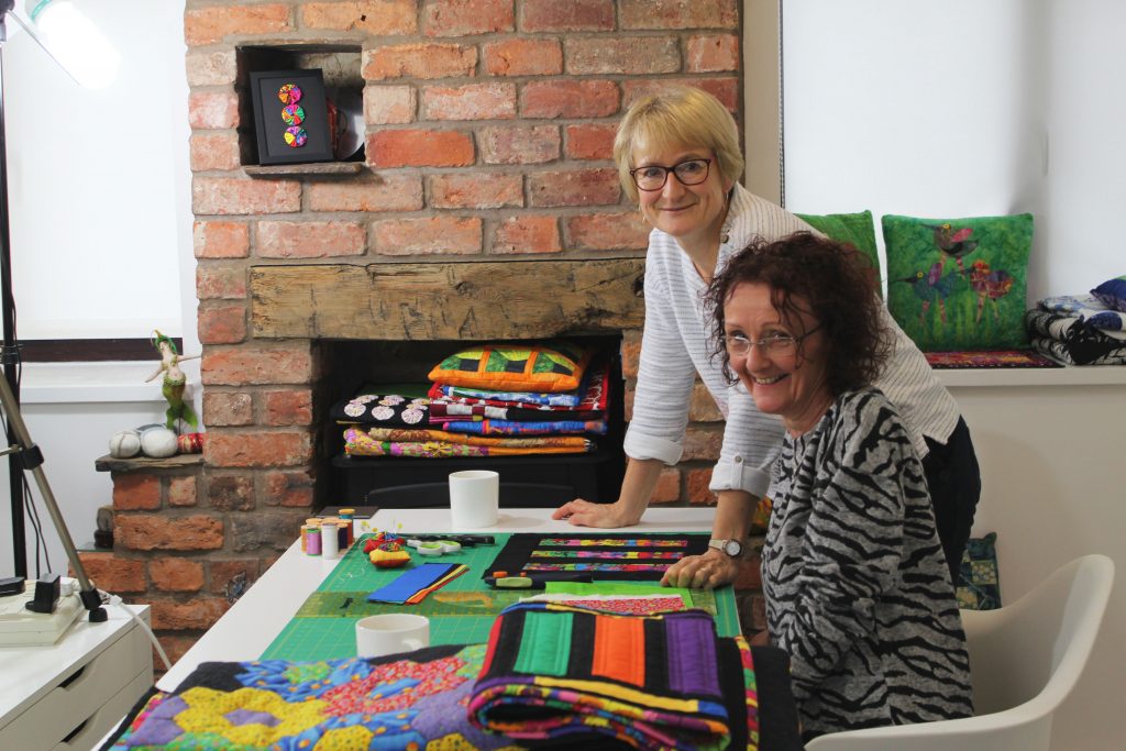 Tutors of our beginner patchwork & Quilting Course