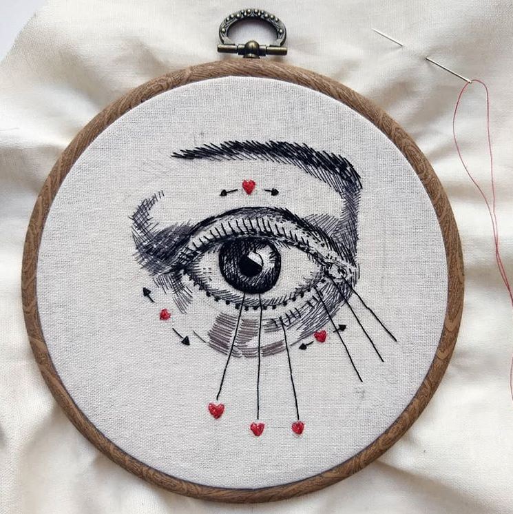 Julie Campbell embroidery