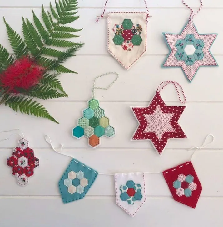 Christmas crafts epp patchwork by the_makers_stash