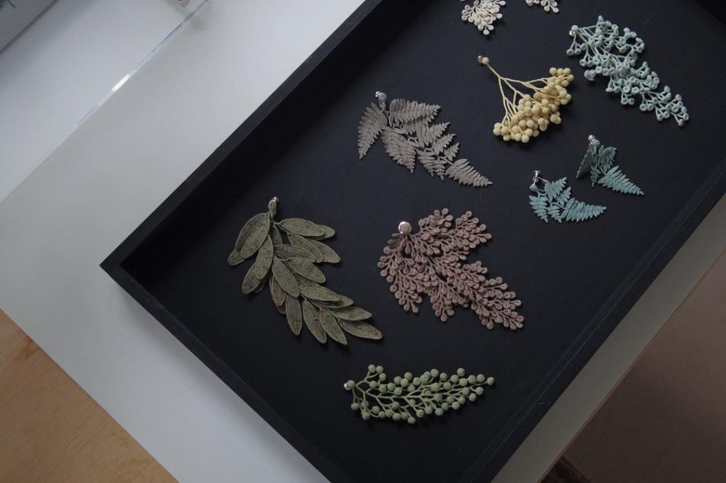 Fujitamiho Crocheted Jewellery inspired by nature