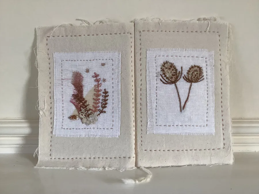 Hand Embroidery work by bursary finalist Odette Barrow