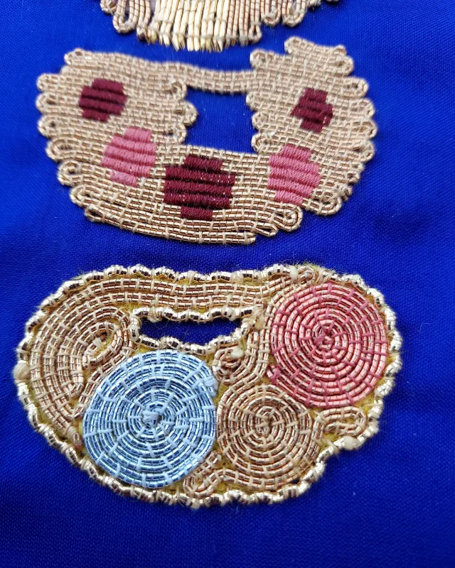 goldwork hand embroidery by Victoria Vinten