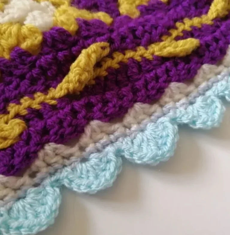 Crochet course work, tassels and pom poms by Melissa Taylor