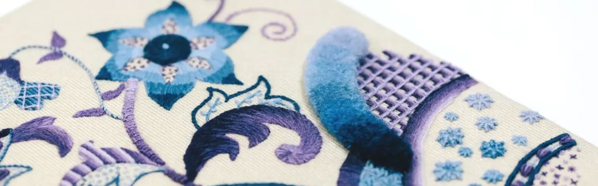 Mastery Embroidery crewelwork by Chloe Savage